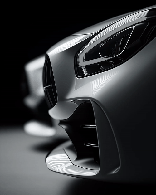 Mercedes AMG - Neon Car Art