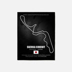 Suzuka - Neon Track Art