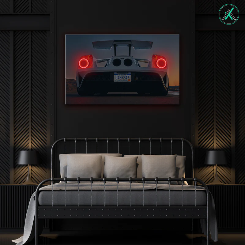 Nissan GTR V5  - Neon Car Art