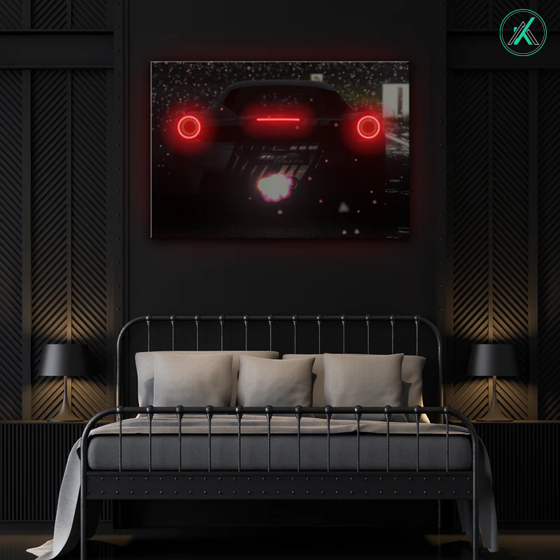 Nissan GTR V3  - Neon Car Art