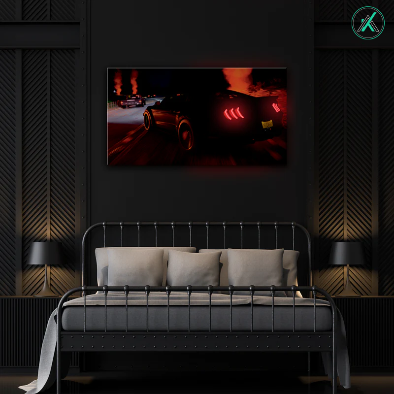 Mustang V1  - Neon Car Art