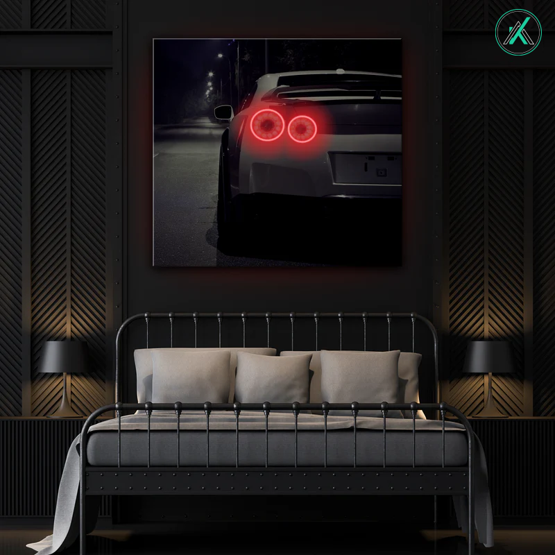 Nissan GTR V8  - Neon Car Art