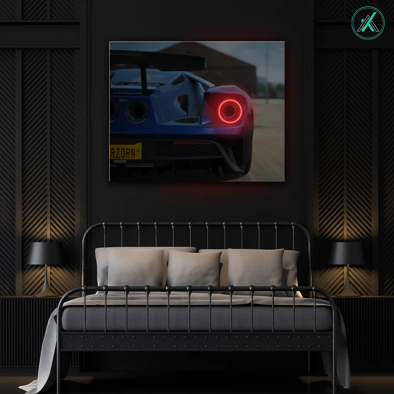 Nissan GTR V9  - Neon Car Art