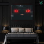 Nissan GTR V7  - Neon Car Art