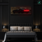 Bugatti V4 - Neon Car Art