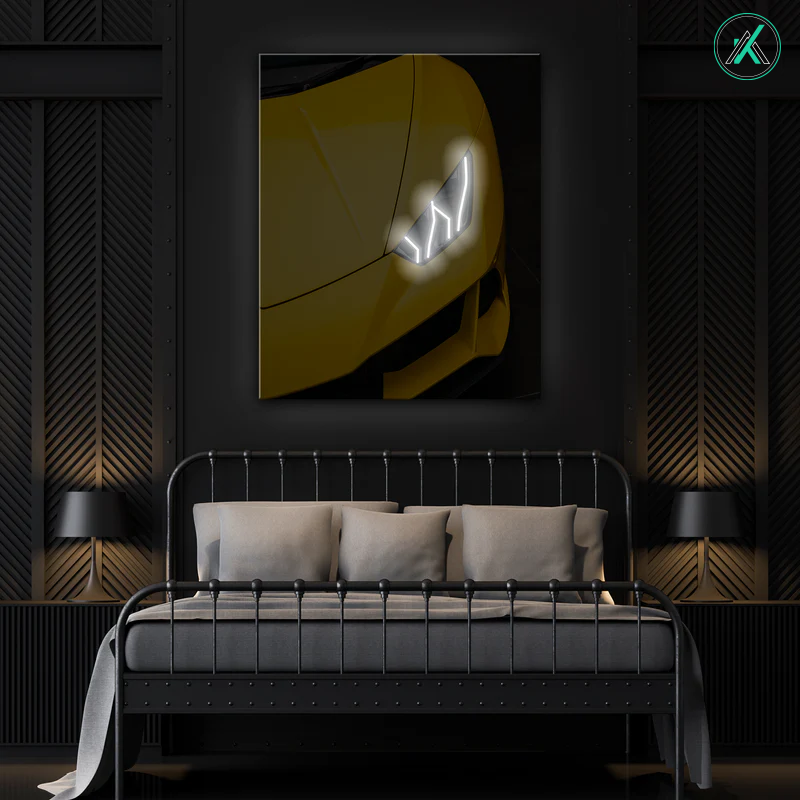 Lamborghini V11 - Neon Car Art