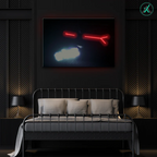 Lamborghini V8 - Neon Car Art