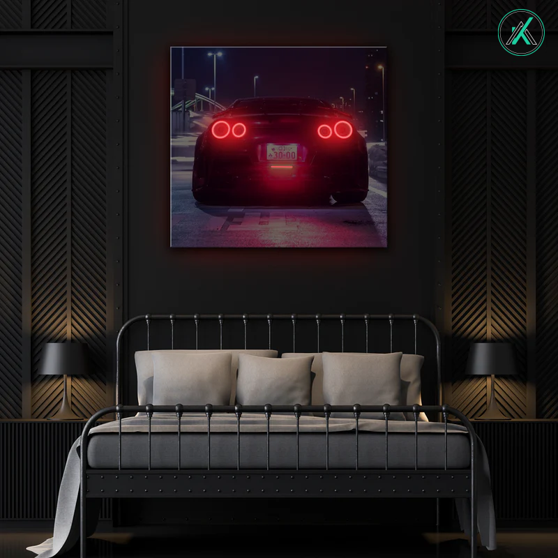 Mustang V2  - Neon Car Art