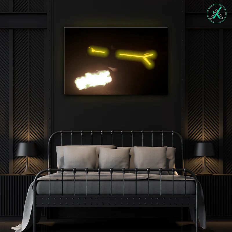 Lamborghini V9 - Neon Car Art