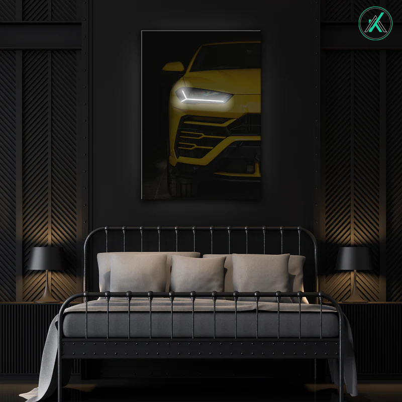 Lamborghini V10 - Neon Car Art