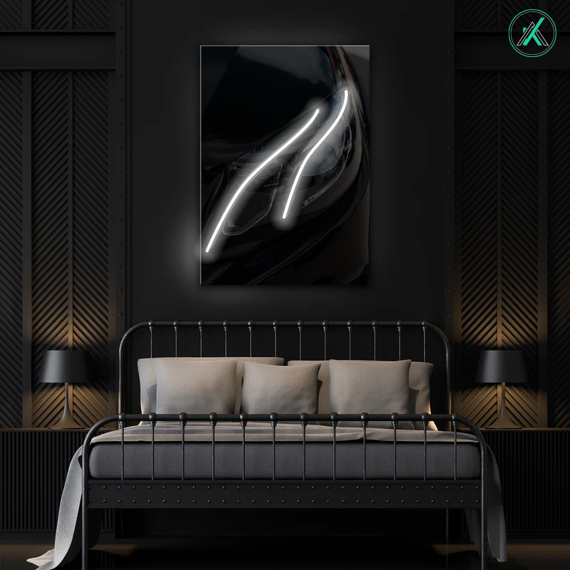 Mercedes V2  - Neon Car Art