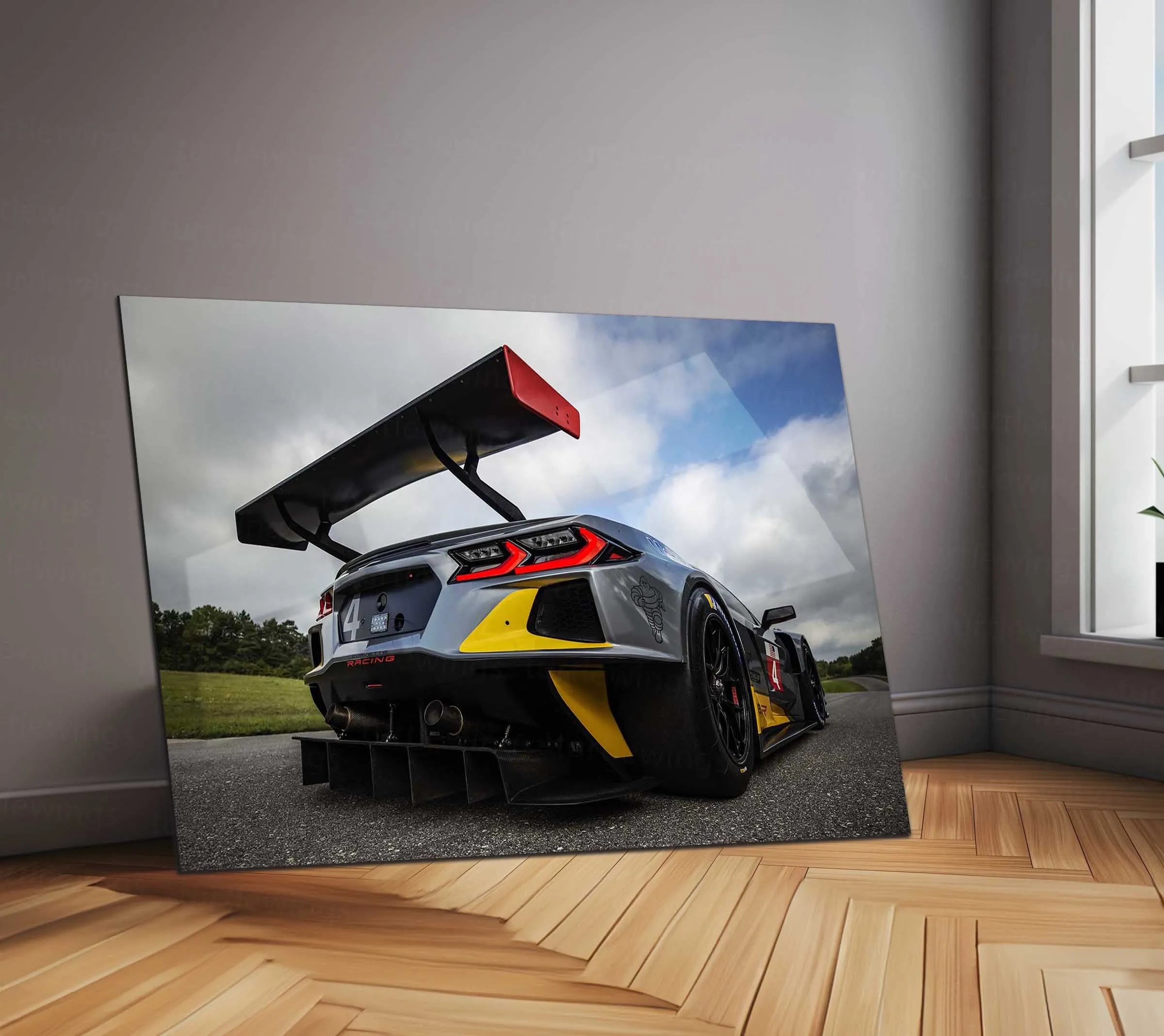 LED | ⚡ Chevrolet Camaro Neon LED Metal Poster | Muscle Car Wall Art | Illuminated Garage & Gamer Decor 02