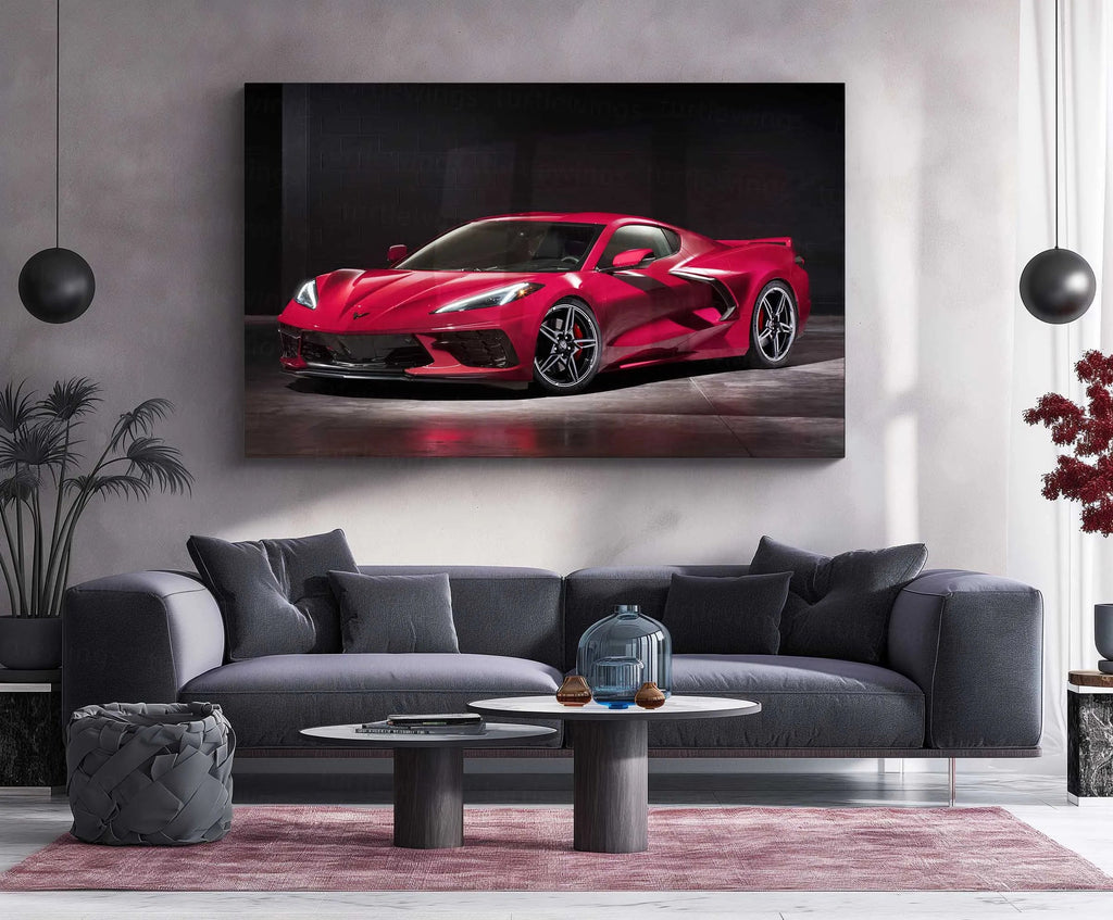 LED | ⚡ Chevrolet Camaro Neon LED Metal Poster | Muscle Car Wall Art | Illuminated Garage & Gamer Decor 03