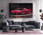 LED | ⚡ Chevrolet Camaro Neon LED Metal Poster | Muscle Car Wall Art | Illuminated Garage & Gamer Decor 03