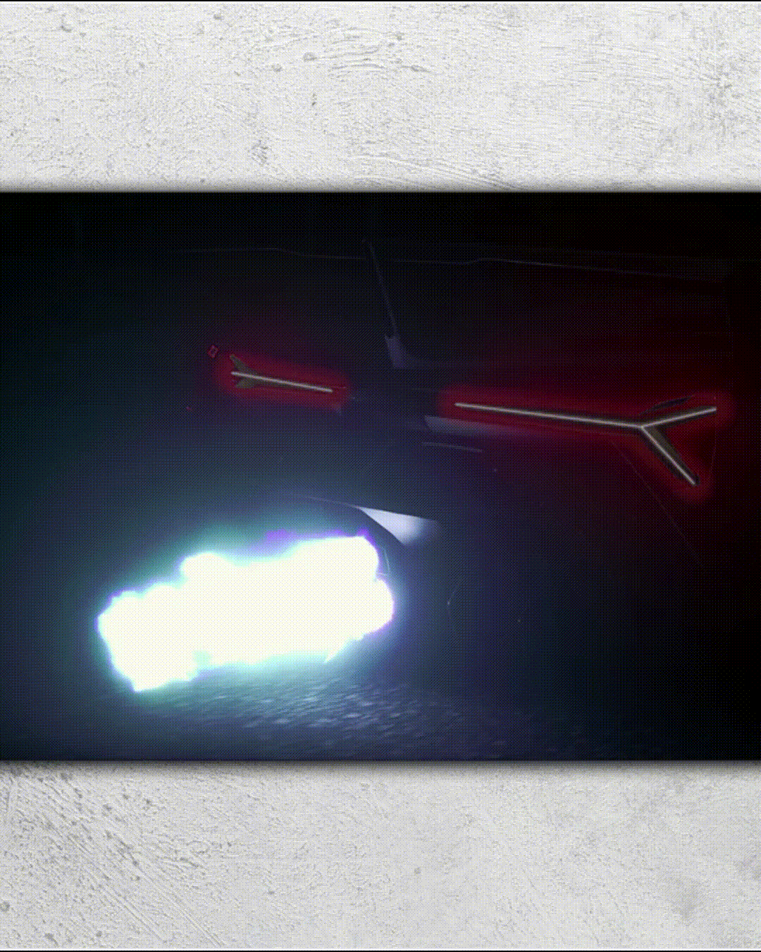 Lamborghini V8 - Neon Car Art