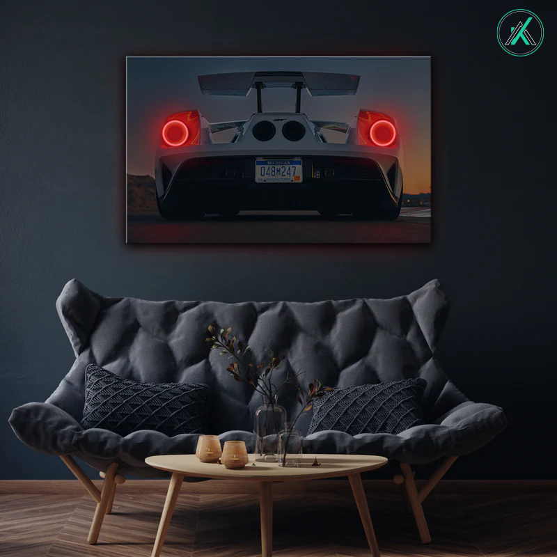 Nissan GTR V5  - Neon Car Art