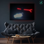 Lamborghini V8 - Neon Car Art