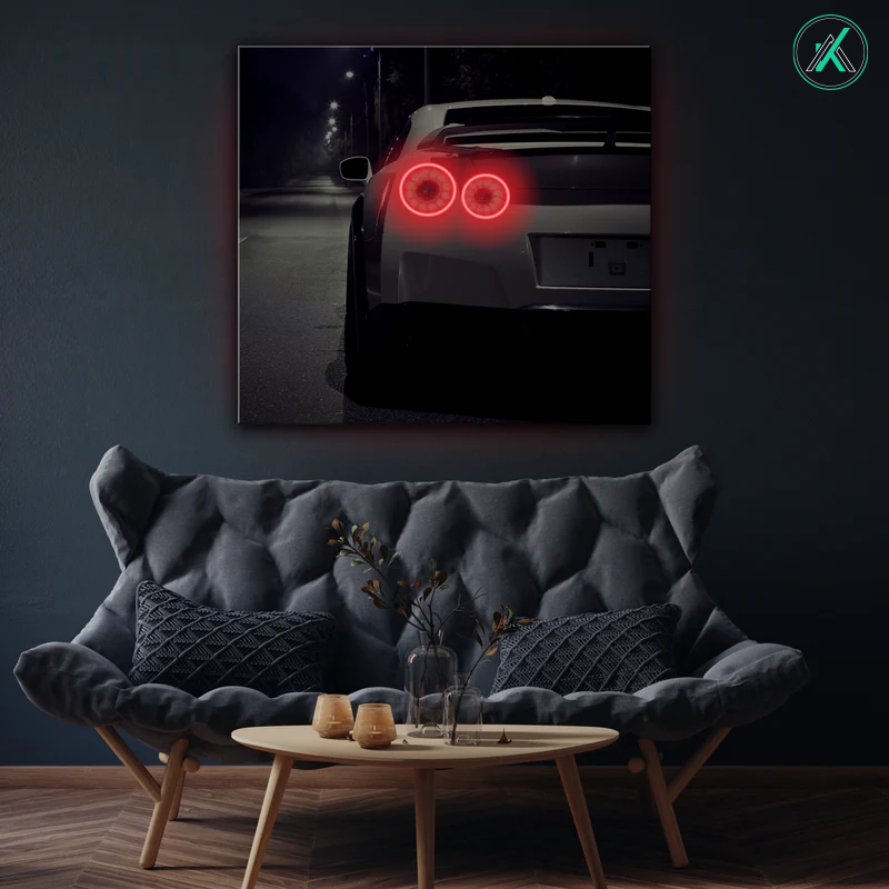 Nissan GTR V8  - Neon Car Art