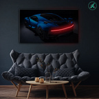 Bugatti V3 - Neon Car Art