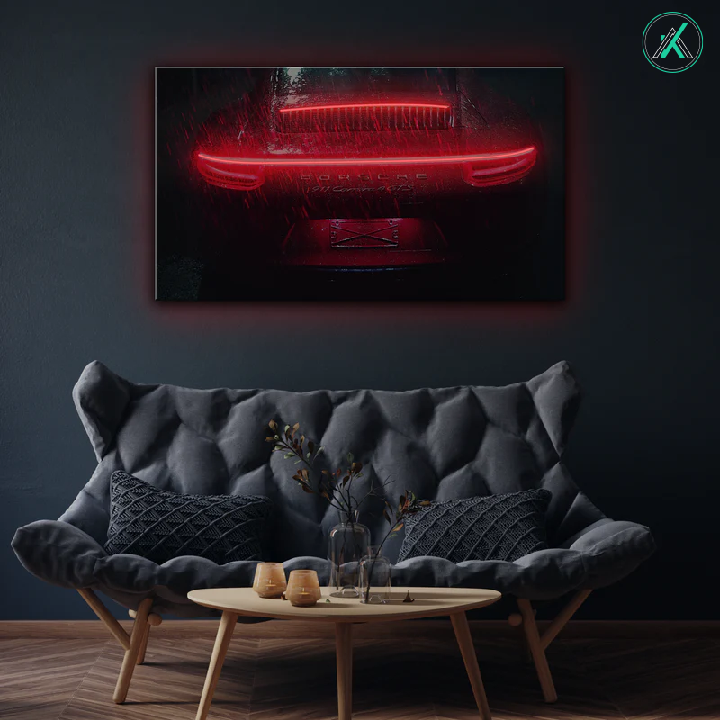 Porsche V1  - Neon Car Art