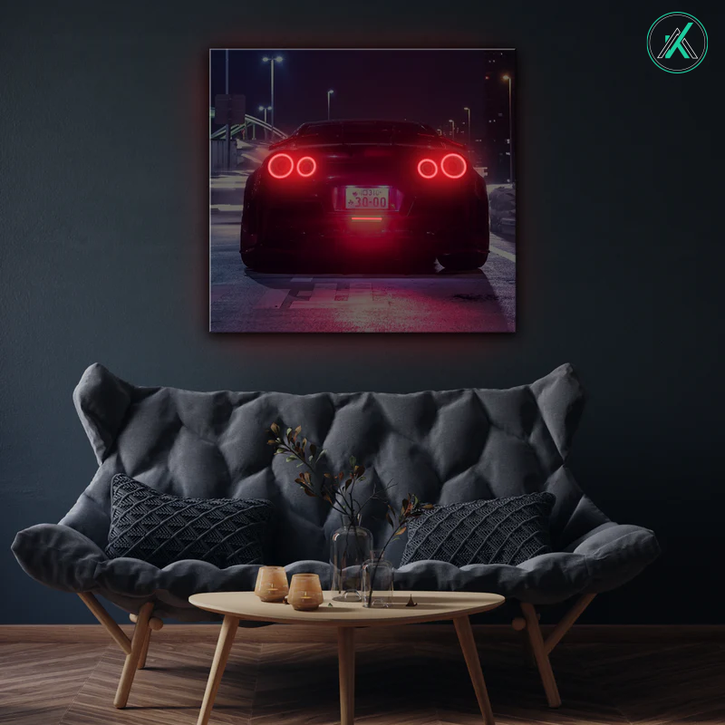 Mustang V2  - Neon Car Art