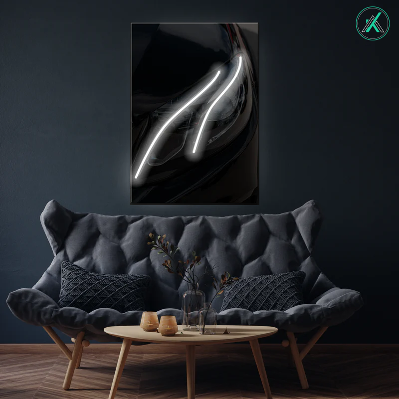 Mercedes V2  - Neon Car Art