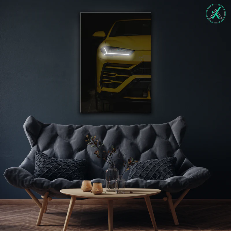 Lamborghini V10 - Neon Car Art