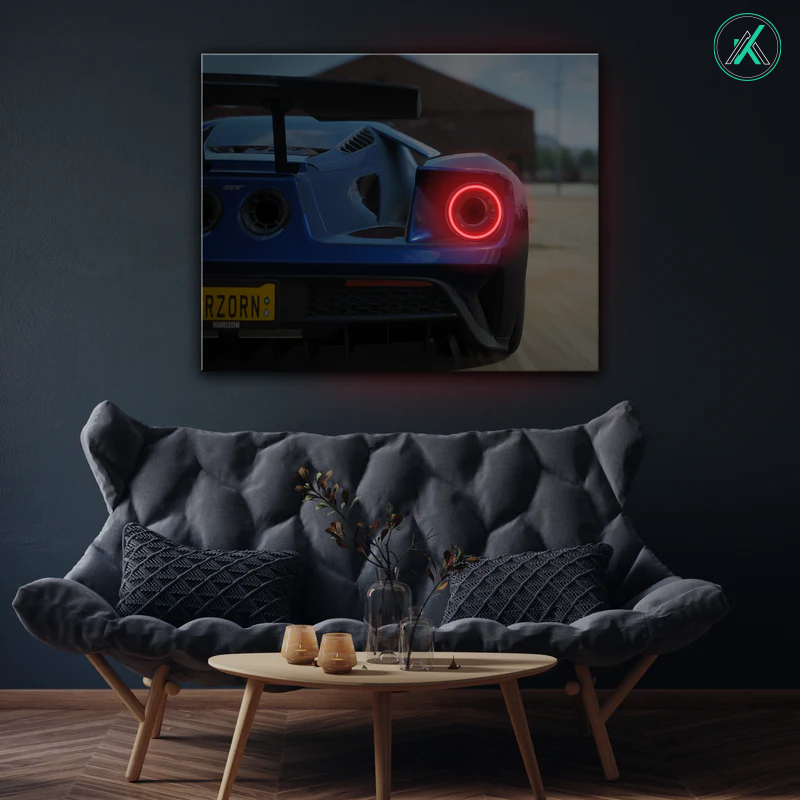 Nissan GTR V9  - Neon Car Art