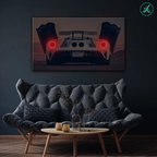 Nissan GTR V6  - Neon Car Art