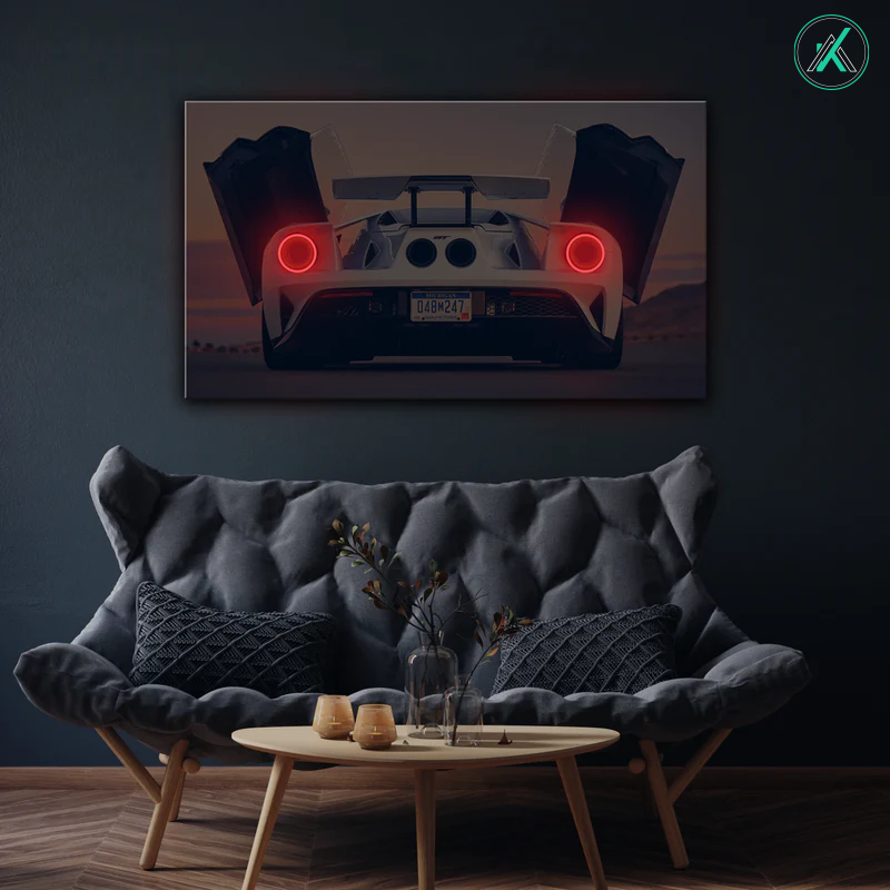 Nissan GTR V6  - Neon Car Art