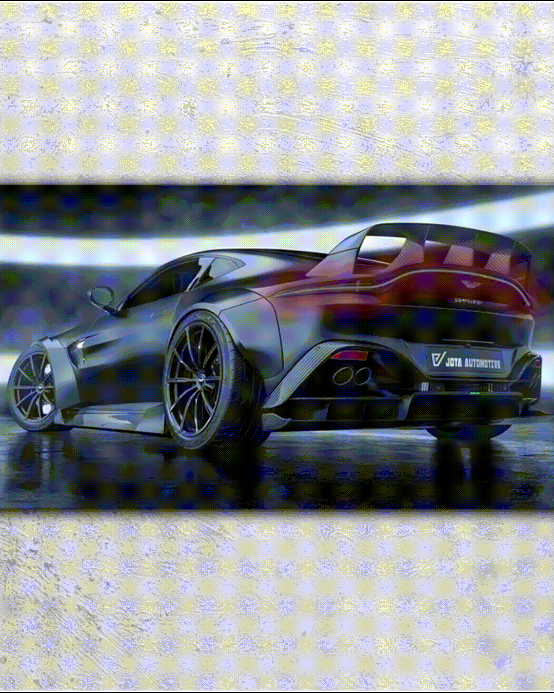 Aston Martin - Neon Car Art