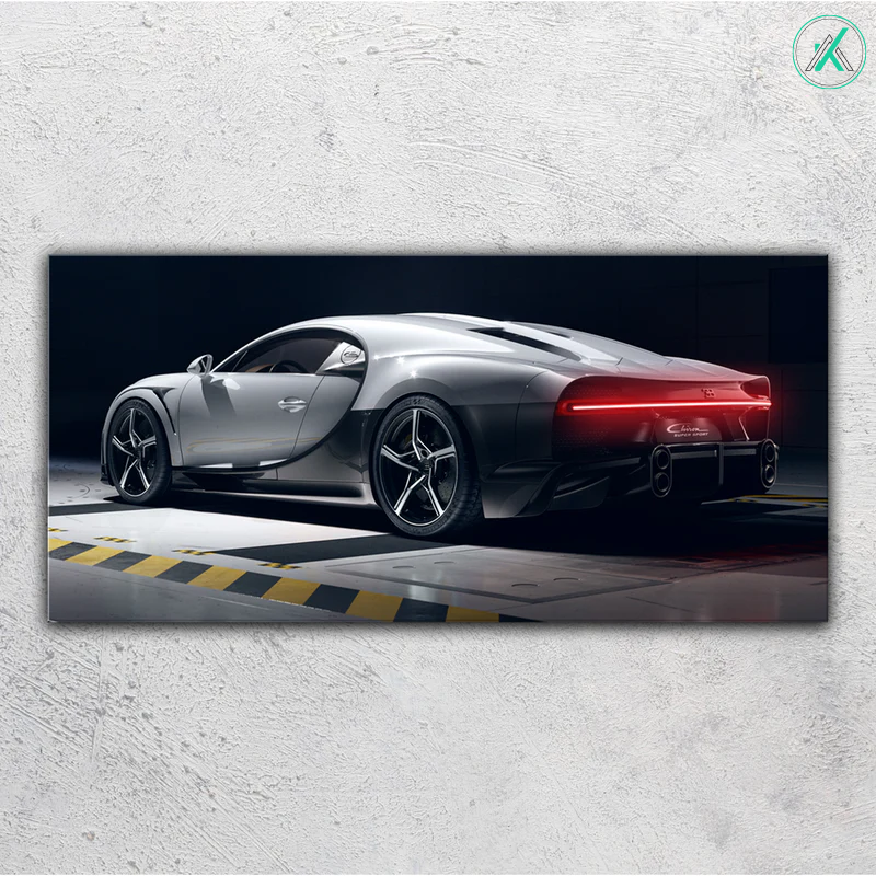 Bugatti V1 - Neon Car Art