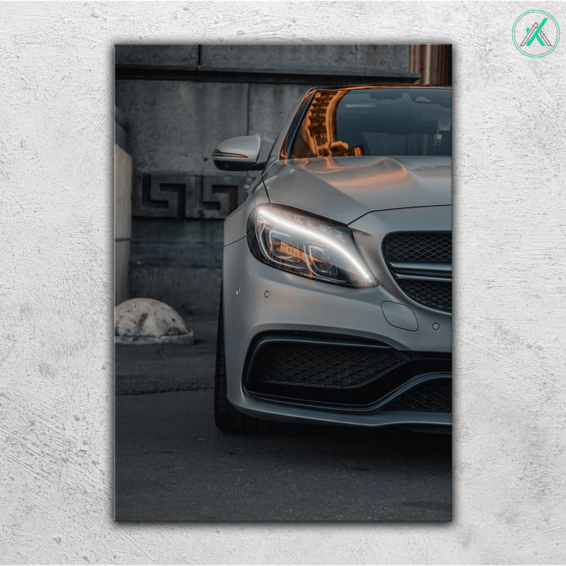 Mercedes V1  - Neon Car Art