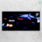 Lamborghini V5 - Neon Car Art