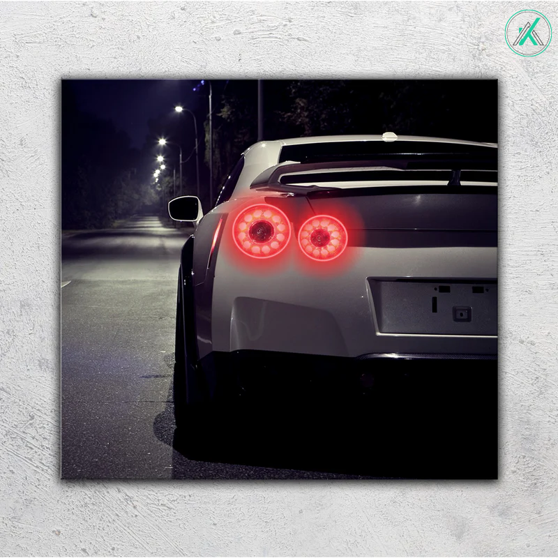 Nissan GTR V8  - Neon Car Art