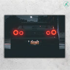 Nissan GTR V7  - Neon Car Art