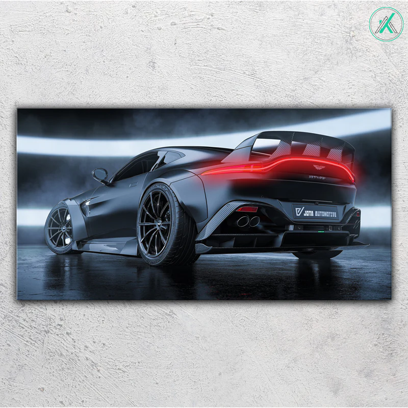 Aston Martin - Neon Car Art