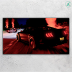 Mustang V1  - Neon Car Art