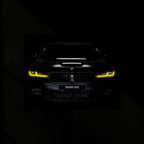 BMW M5 Neon LED Metal Frame