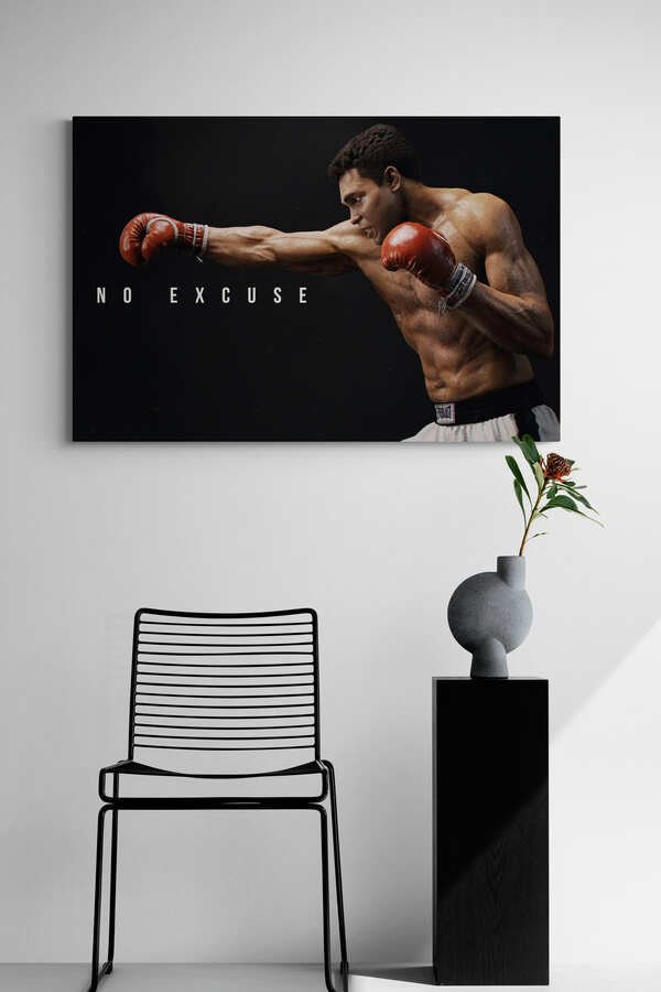 Muhammad Ali - "No Excuse I" - Celebrity Wall Art
