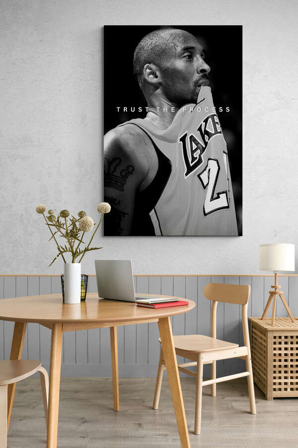 Kobe Bryant - "Trust The Process" - Celebrity Wall Art