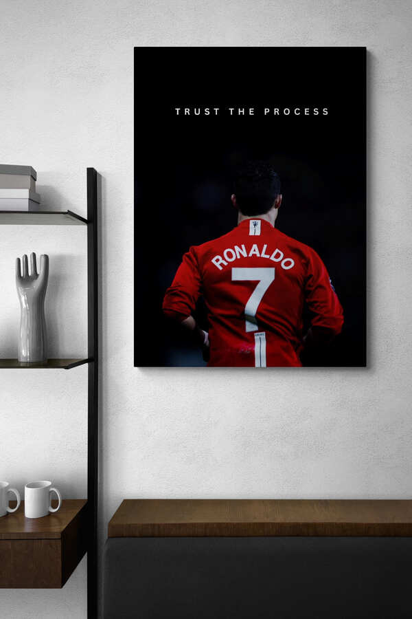 Cristiano Ronaldo - "Trust The Process" - Celebrity Wall Art