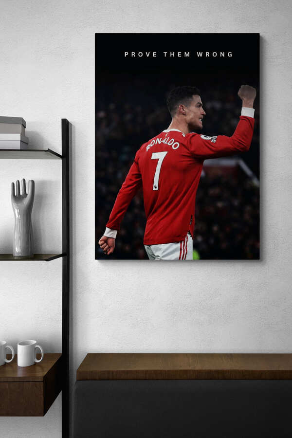 Cristiano Ronaldo - "Prove Them Wrong" - Celebrity Wall Art