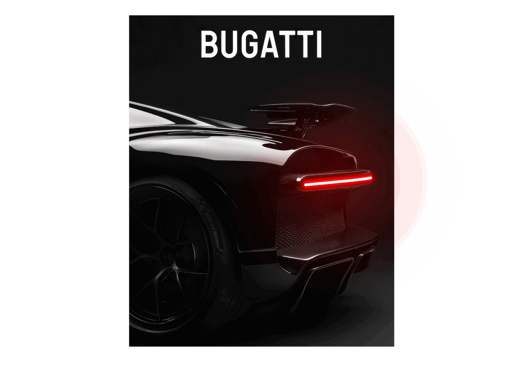 Bugatti V5 – Neon Car Art