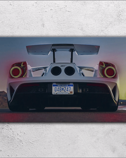 Nissan GTR V5  - Neon Car Art
