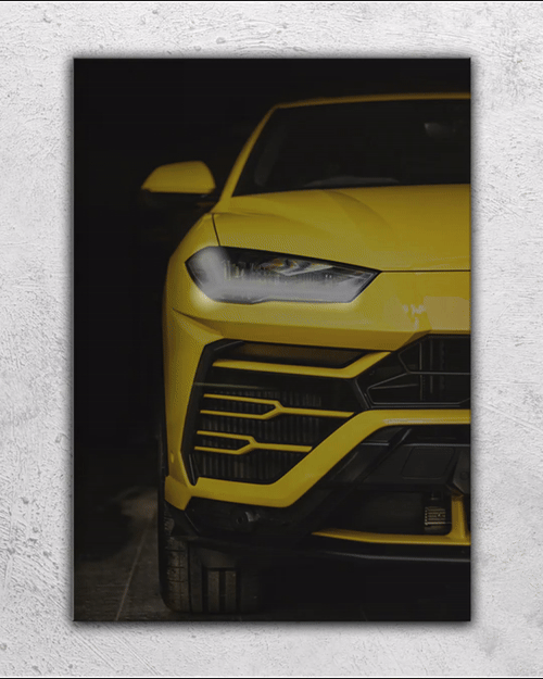 Lamborghini V10 - Neon Car Art