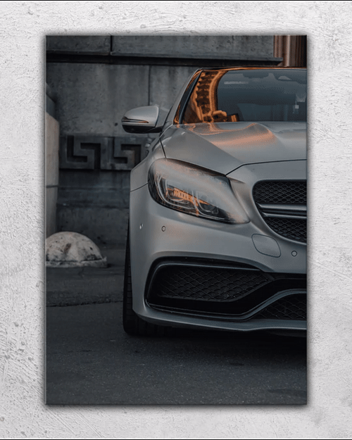 Mercedes V1  - Neon Car Art