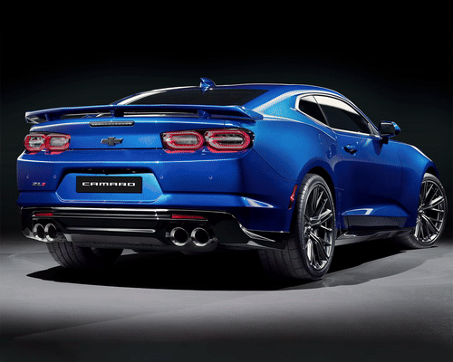 Chevrolet Camaro V6 - Neon Car Art