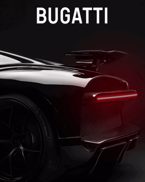 Bugatti V5 – Neon Car Art