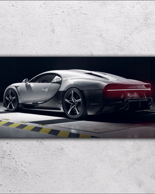 Bugatti V1 - Neon Car Art